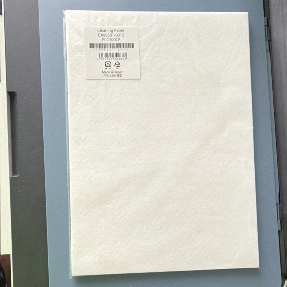 PFU LIMITED Cleaning Paper CA99501-0012 FI-C100CP MPNs for Office Equipment